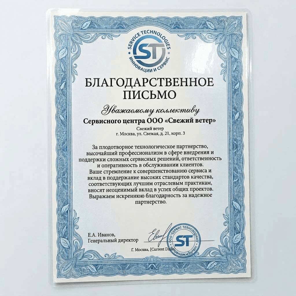 Благодарность от Hitachi Technologies